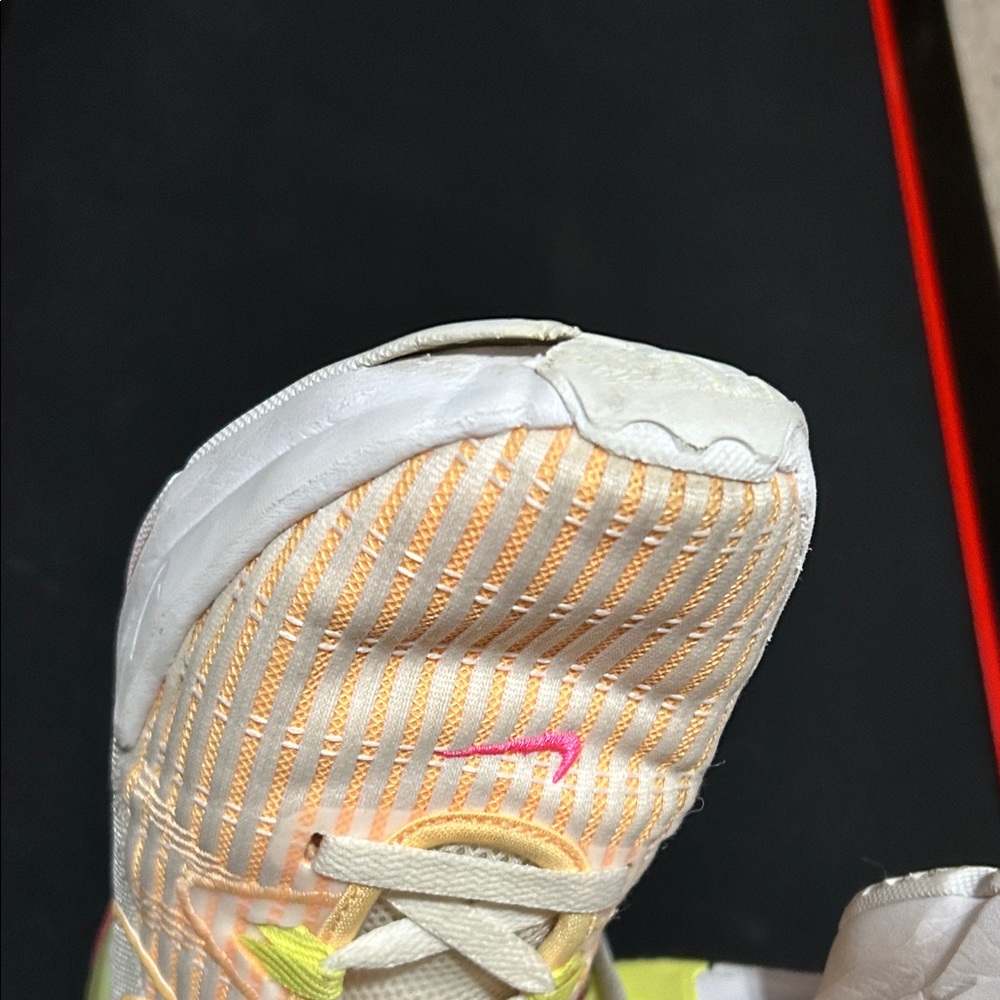 Nike Basketball - White, Yellow, and Pink - Picture 6 of 6